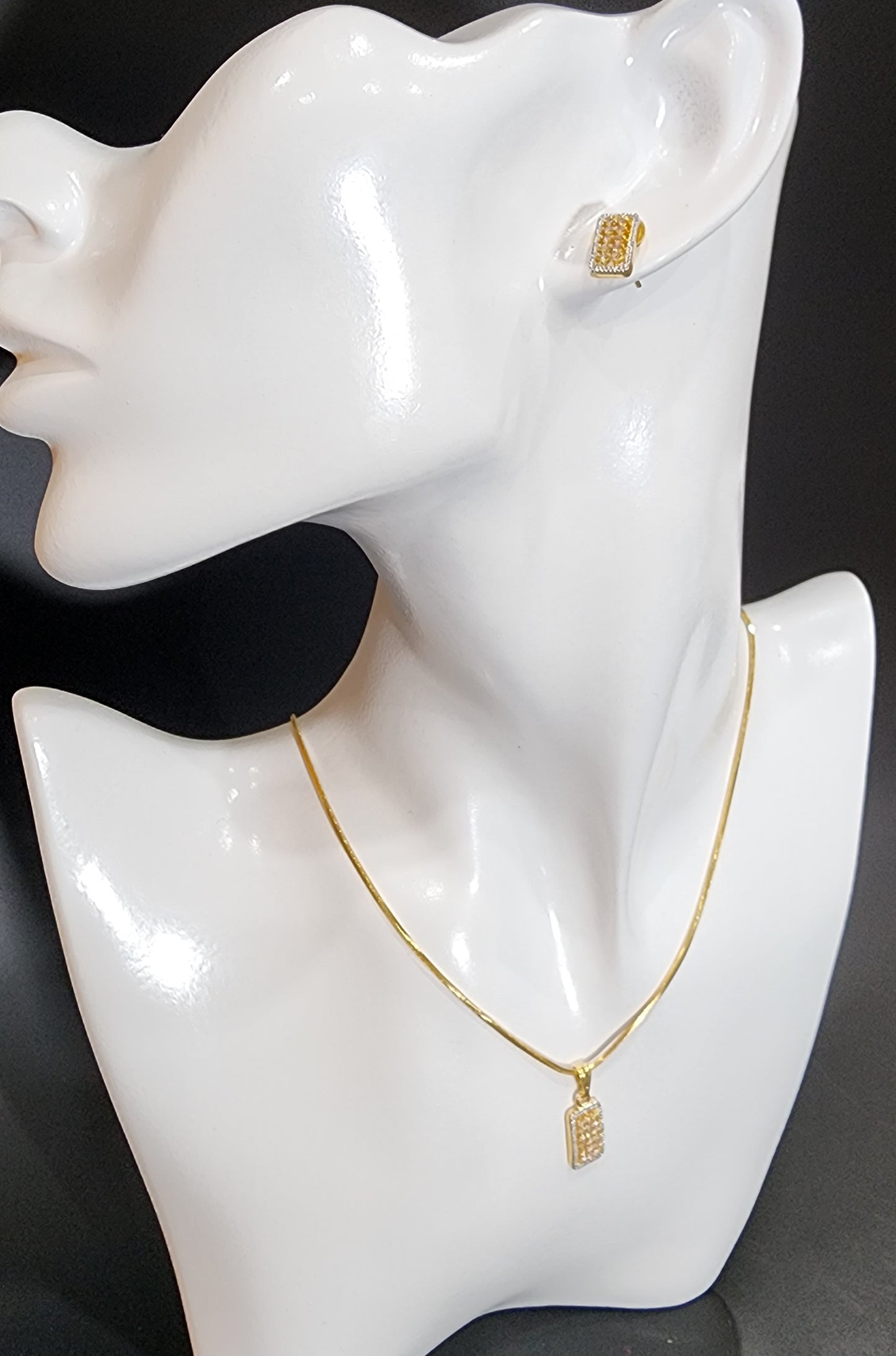 Necklaces Set High Gold Polish AD stones Fancy Style Party wear