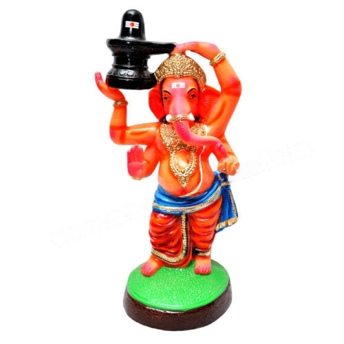 Bhaghuballi Vinayagar , Siva lingam up to Shoulder