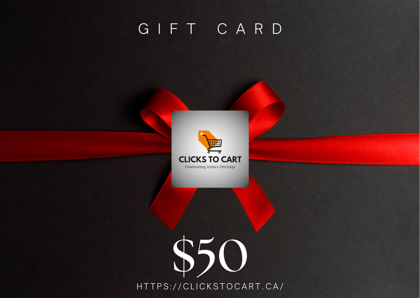 Clicks to Cart Gift cards