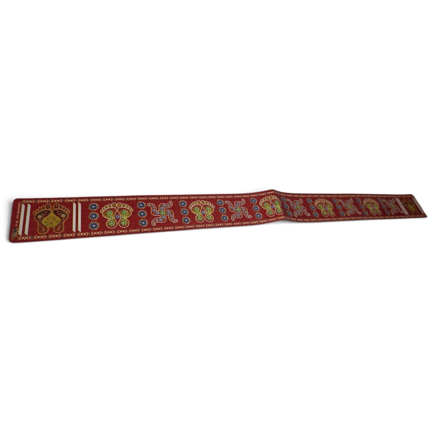 Ready Made Kolam Sticker – Straight Design | 2.5 Inch Wide, 29 Inch Length