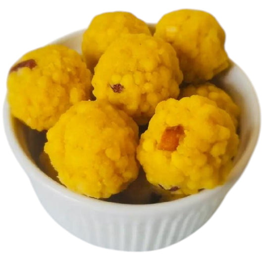 Traditional Boondhi Laddu โ Homemade Indian Sweet