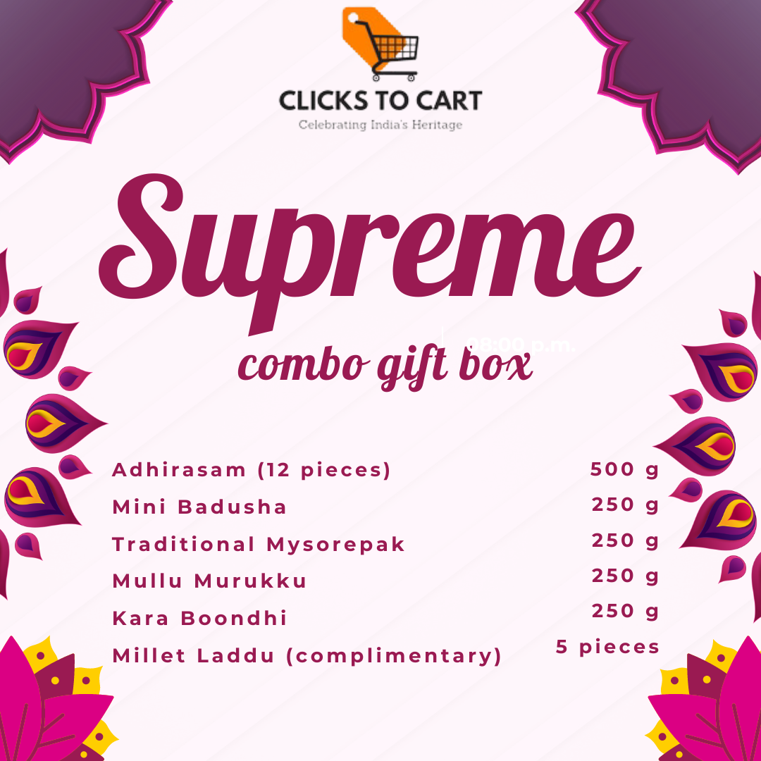 Supreme Combo - Gift Box - Diwali Sweets