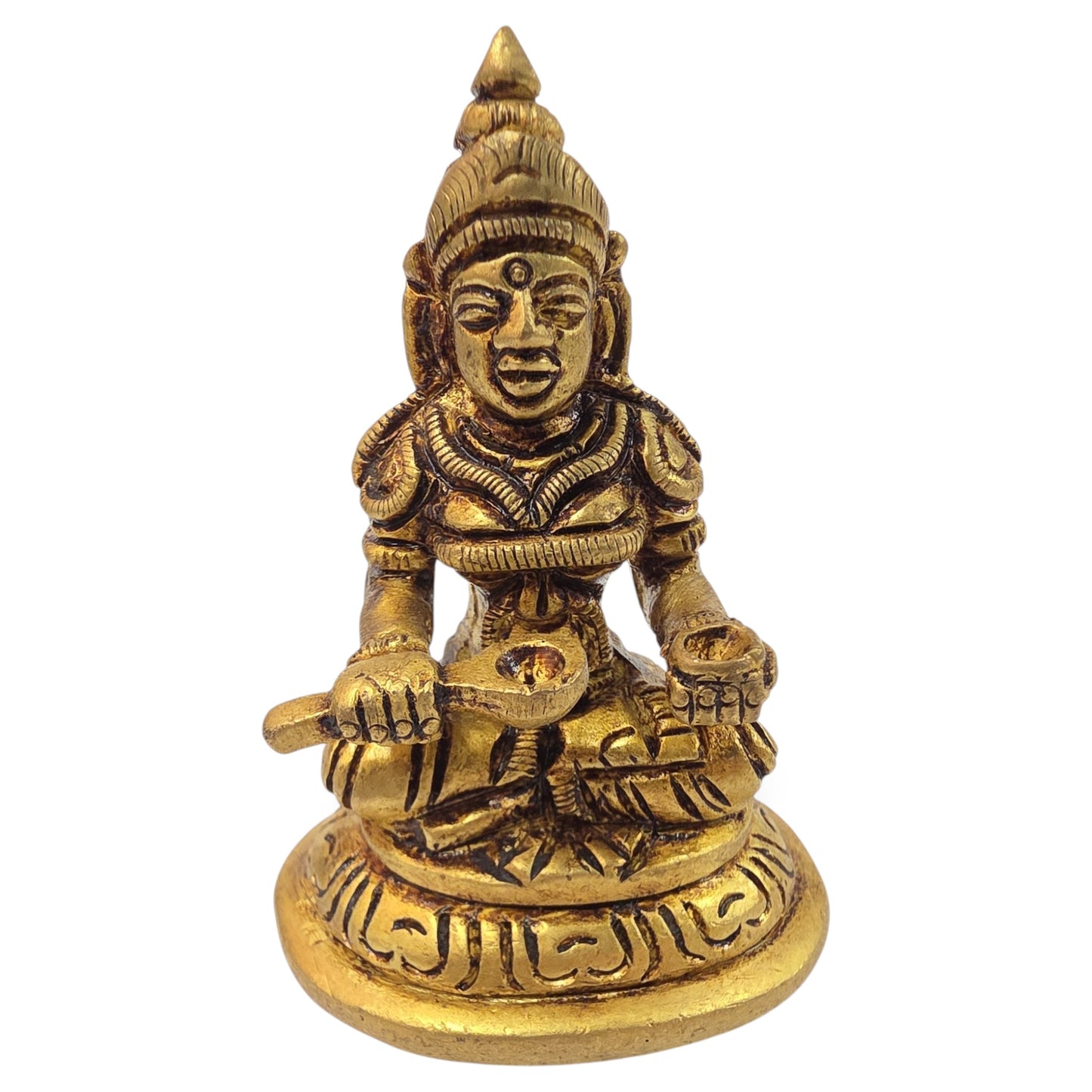 Annapoorani Amman Brass Statue – Goddess of Nourishment Murti