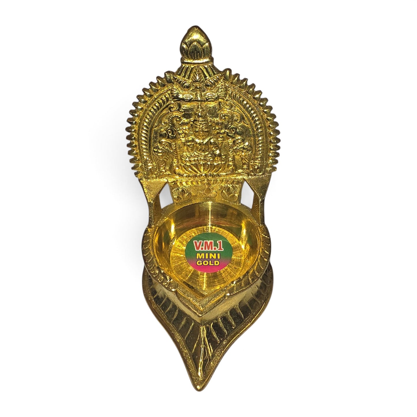 Brass Kamatchi Lamp – Traditional Kamakshi Vilakku for Pooja