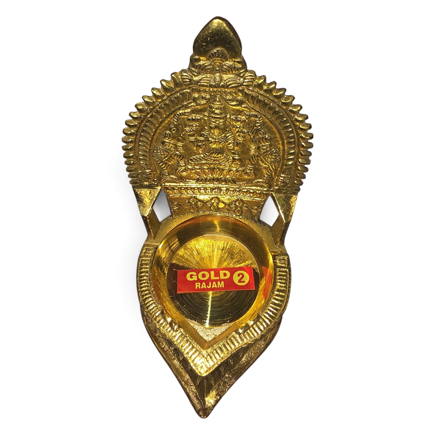 Brass Kamatchi Lamp – Traditional Kamakshi Vilakku for Pooja