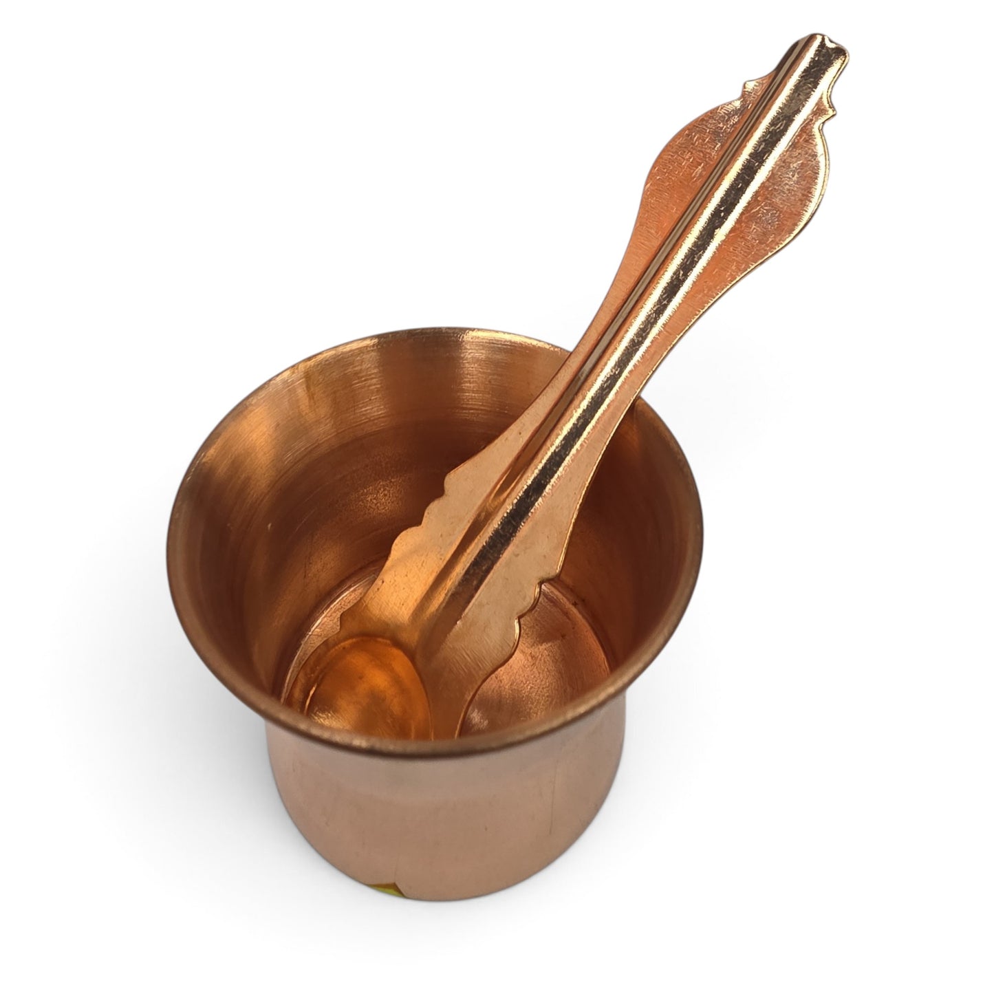 Copper Panchapatram & Uttarani Combo – Traditional Pooja Vessel Set