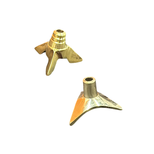 Brass Cotton Wick Holder – Traditional Deepam Accessory for Daily Puja