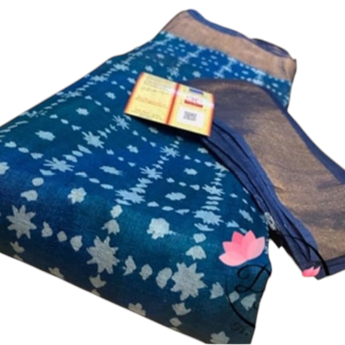 Authentic Tussar Silk Handblock Print Saree - A Timeless Classic