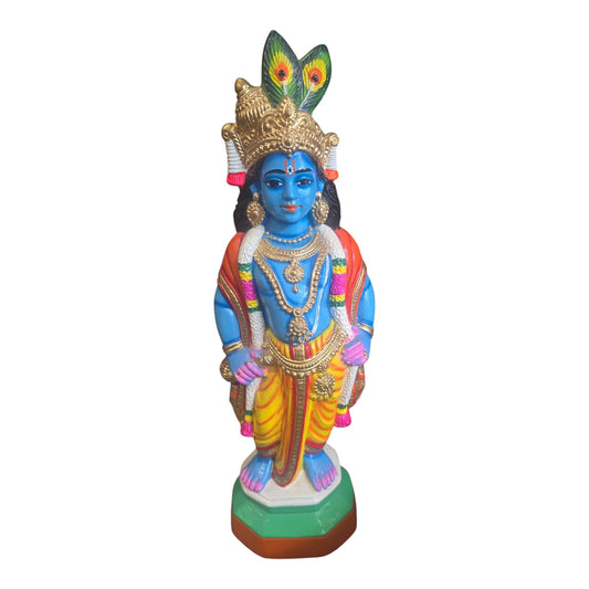 Golu Doll – Lord Krishna (22 Inch, Paper Mache for Navaratri Kolu)