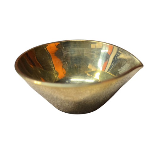 Traditional Brass Agal Vilakku (Oil Lamp)
