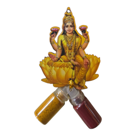 Return Gift – Haldi & Kumkum Set with MDF Goddess Images
