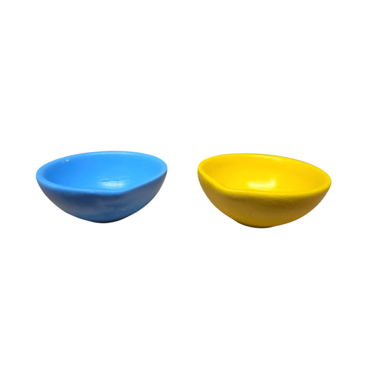 Colorful Plain Clay Agal Vilakku (Diya Lamp) Each