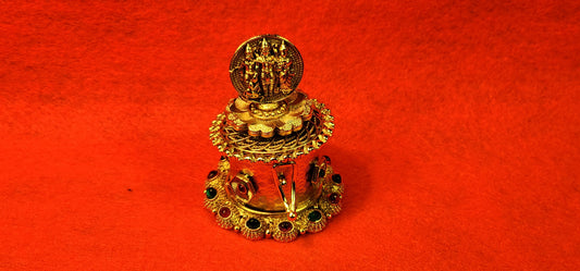 Ramar, Lakshman, Sita devi and Hanuman Saffron Box Designer Style