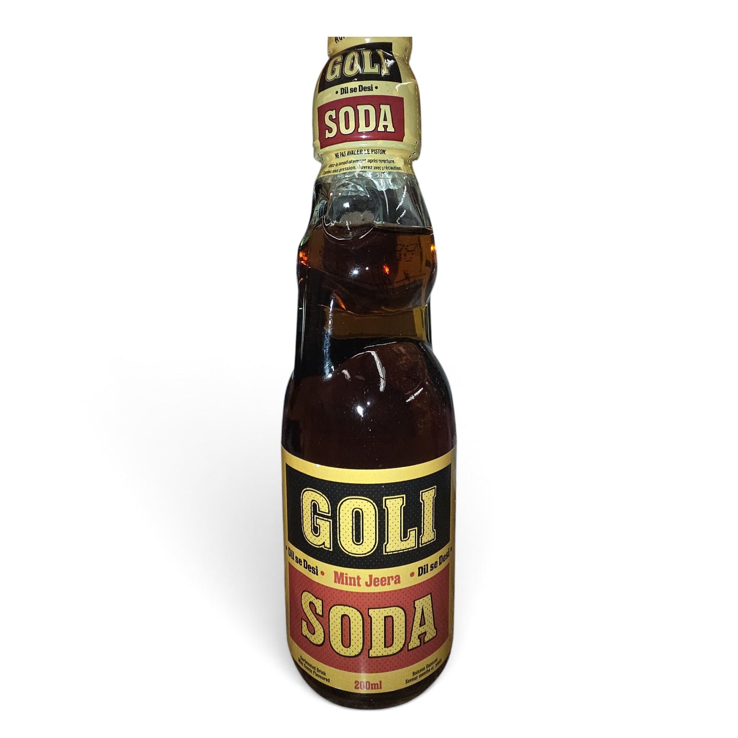 Desi Style Goli Soda – Traditional Indian Fizzy Soda Drink, 200 ml