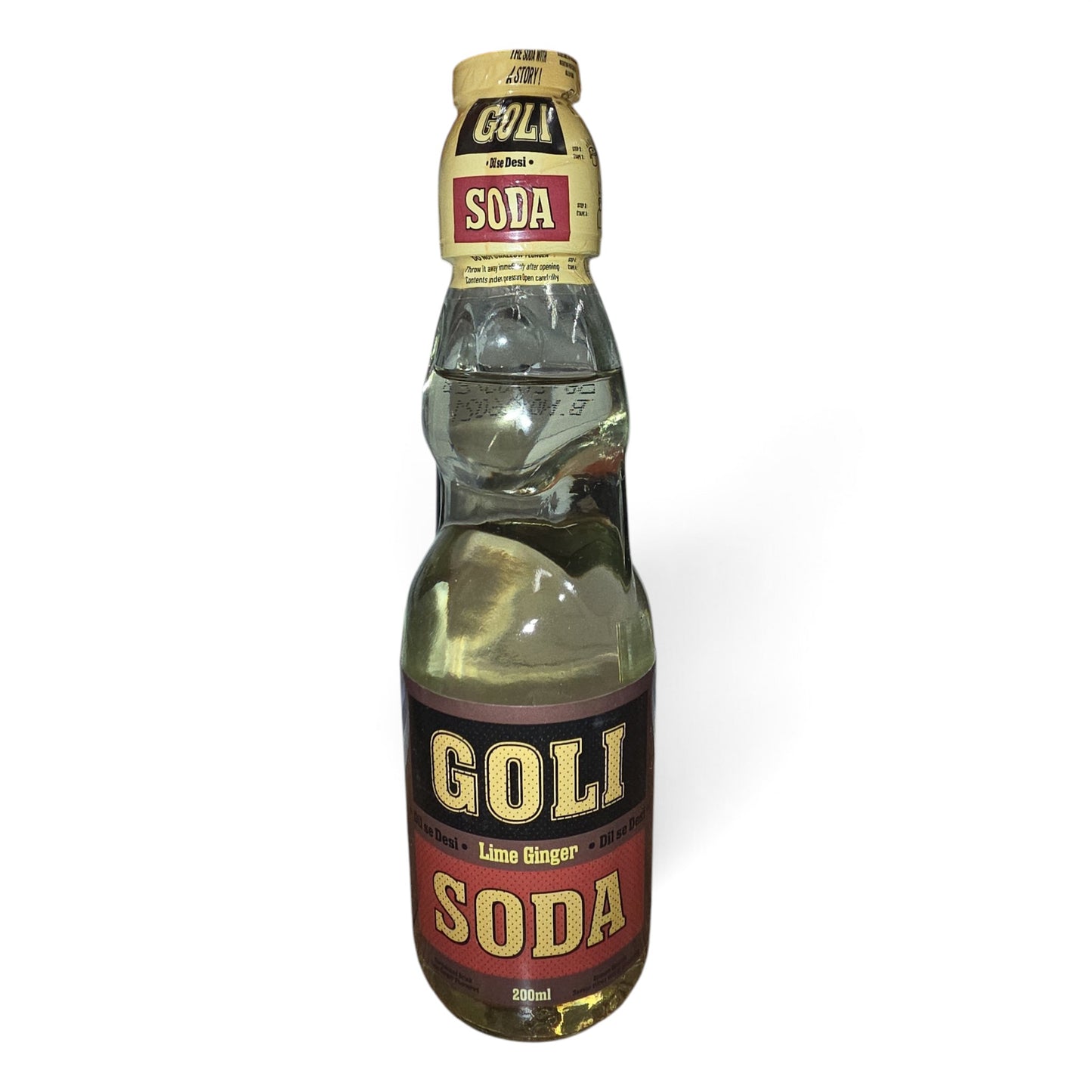 Desi Style Goli Soda – Traditional Indian Fizzy Soda Drink, 200 ml