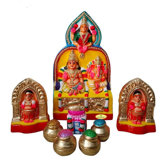 Kuberan Vinayagar Set 13 Inch