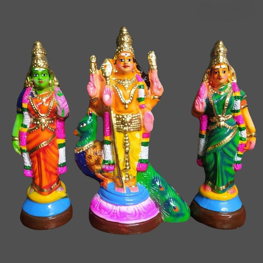 Murugan, Valli, Deivanai 10 pouces