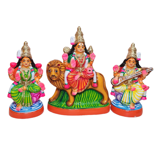 Lakshmi Sarawathy Durga 10 Inch