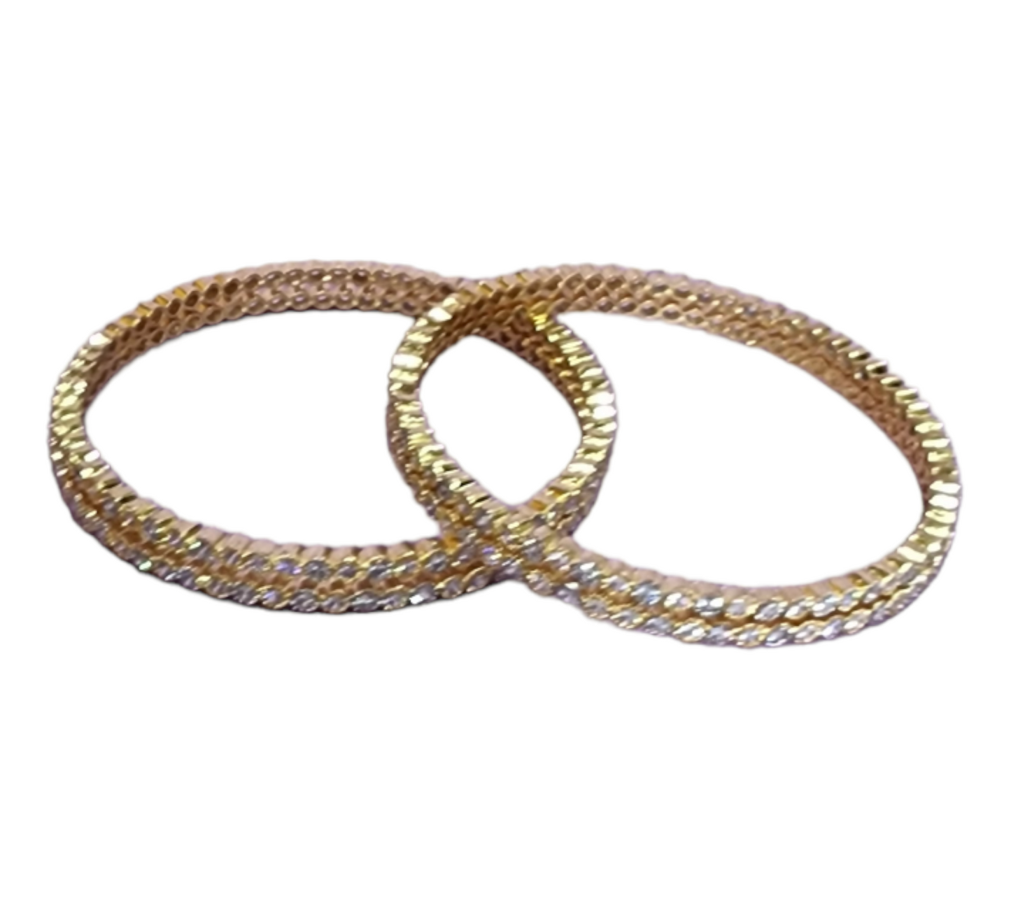 Bangles Fancy Style High Gold Polish AD Party wear set of 4