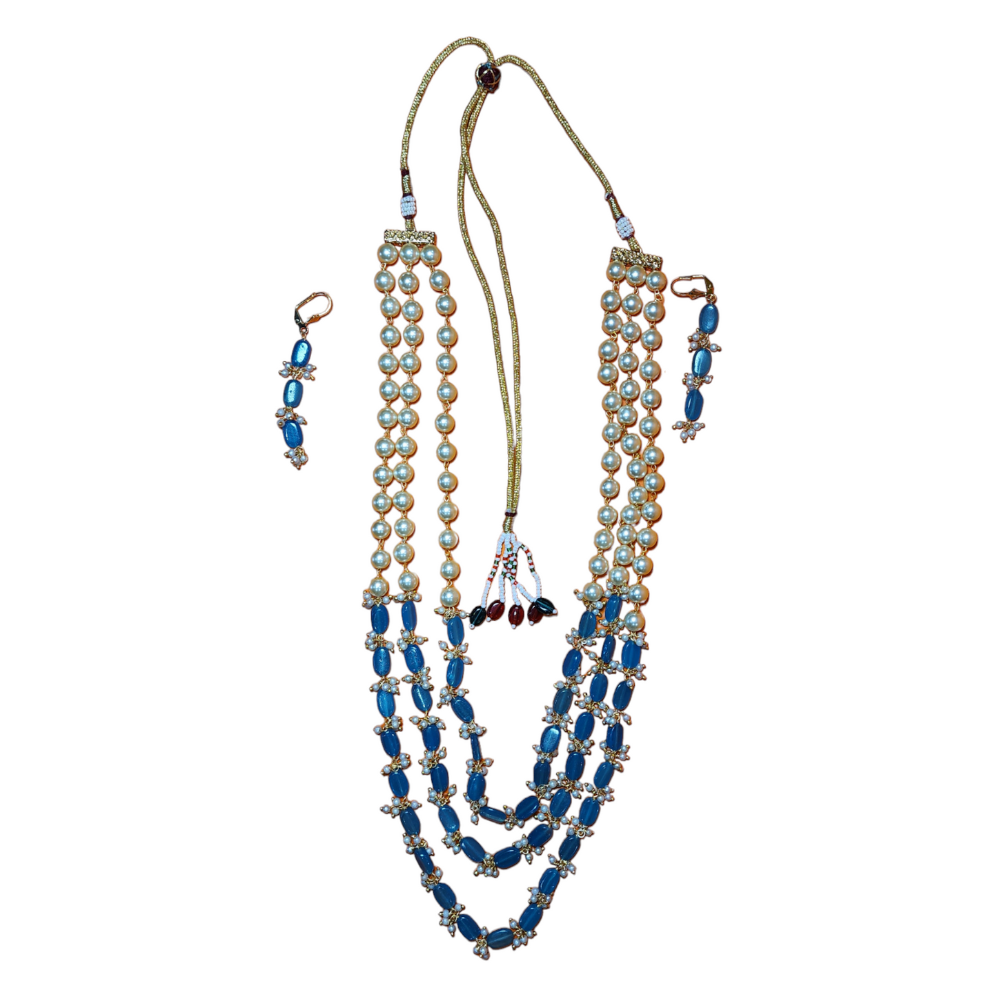 Ensemble de colliers Feroza Pearl Fancy Style Party wear