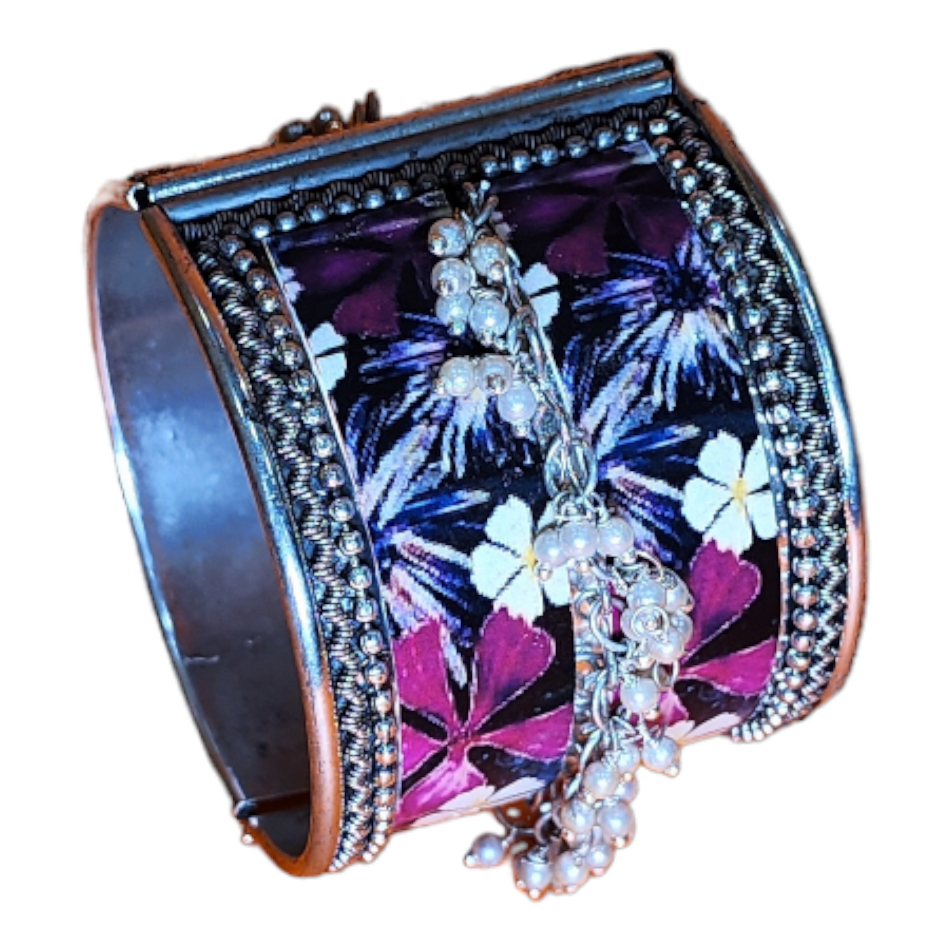 Stylish steel bangles with a sleek finish, perfect for everyday wear and complementing traditional attire.