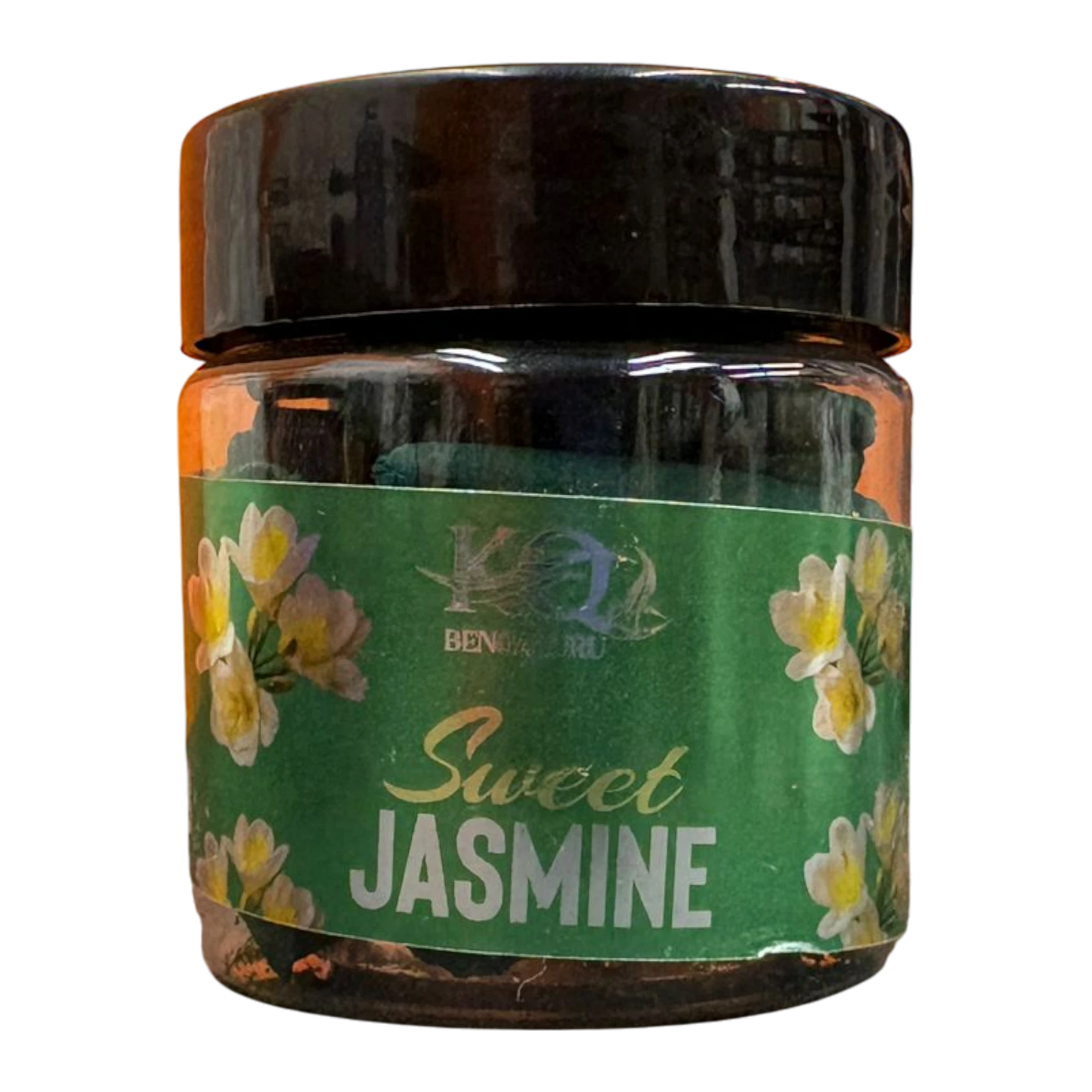 ClickstoCart Inc. Sweet Jasmine incense cones in a clear plastic jar for meditation and puja rituals