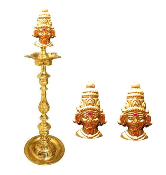 Vilaku Amman Face (Pair)