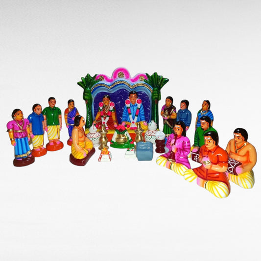 Ensemble de mariage Navaratri Golu Dolls/ Bommai / Bommulu