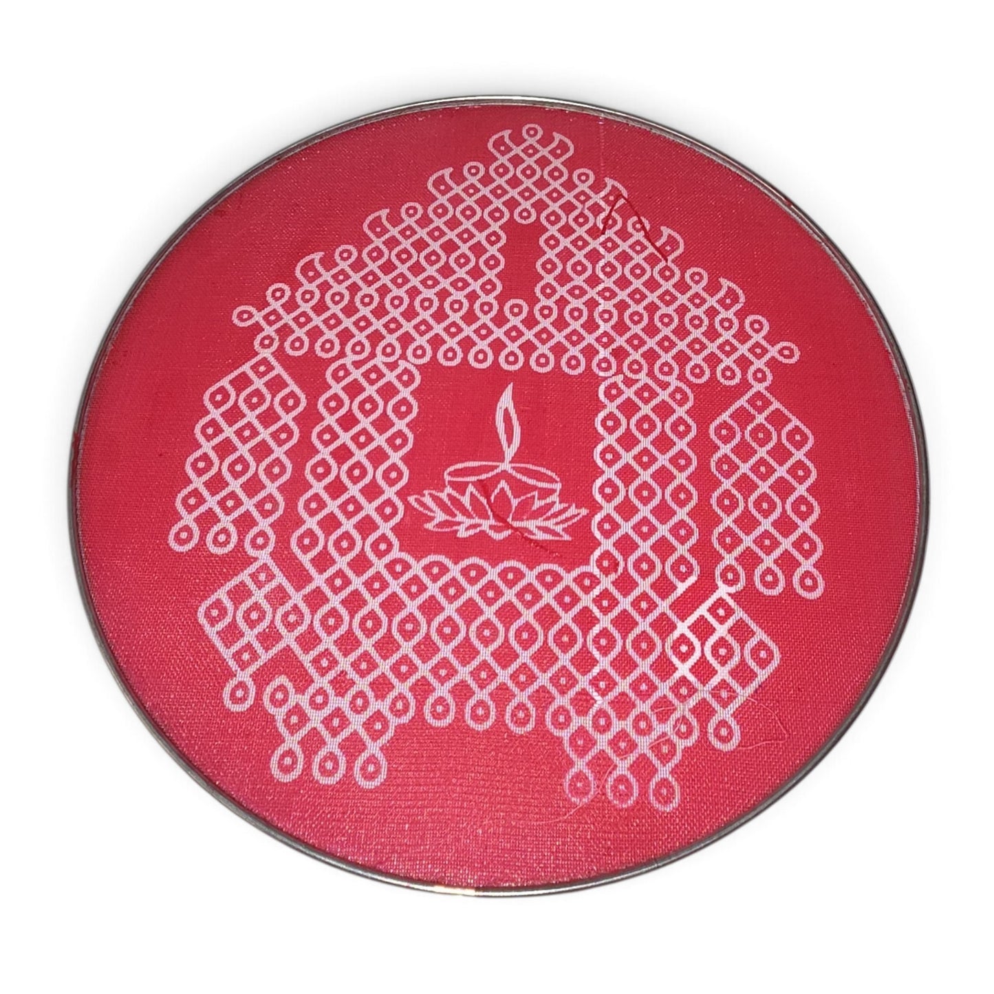 Flat Kolam Stencil | Reusable Rangoli Design Template