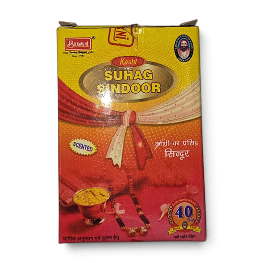 Senthuram orange ritual powder, traditional pooja powder for Hanuman worship – 20g pack