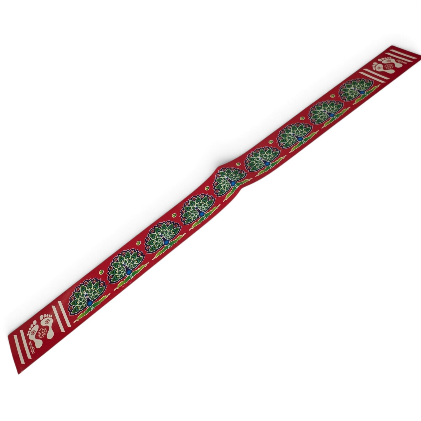 Ready Made Kolam Sticker – Straight Design | 2.5 Inch Wide, 29 Inch Length